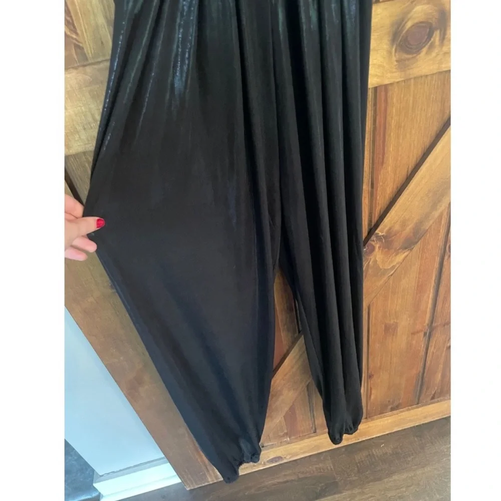 Norma Kamala Black Rectangle Jog Jumpsuit - Picture 4 of 7